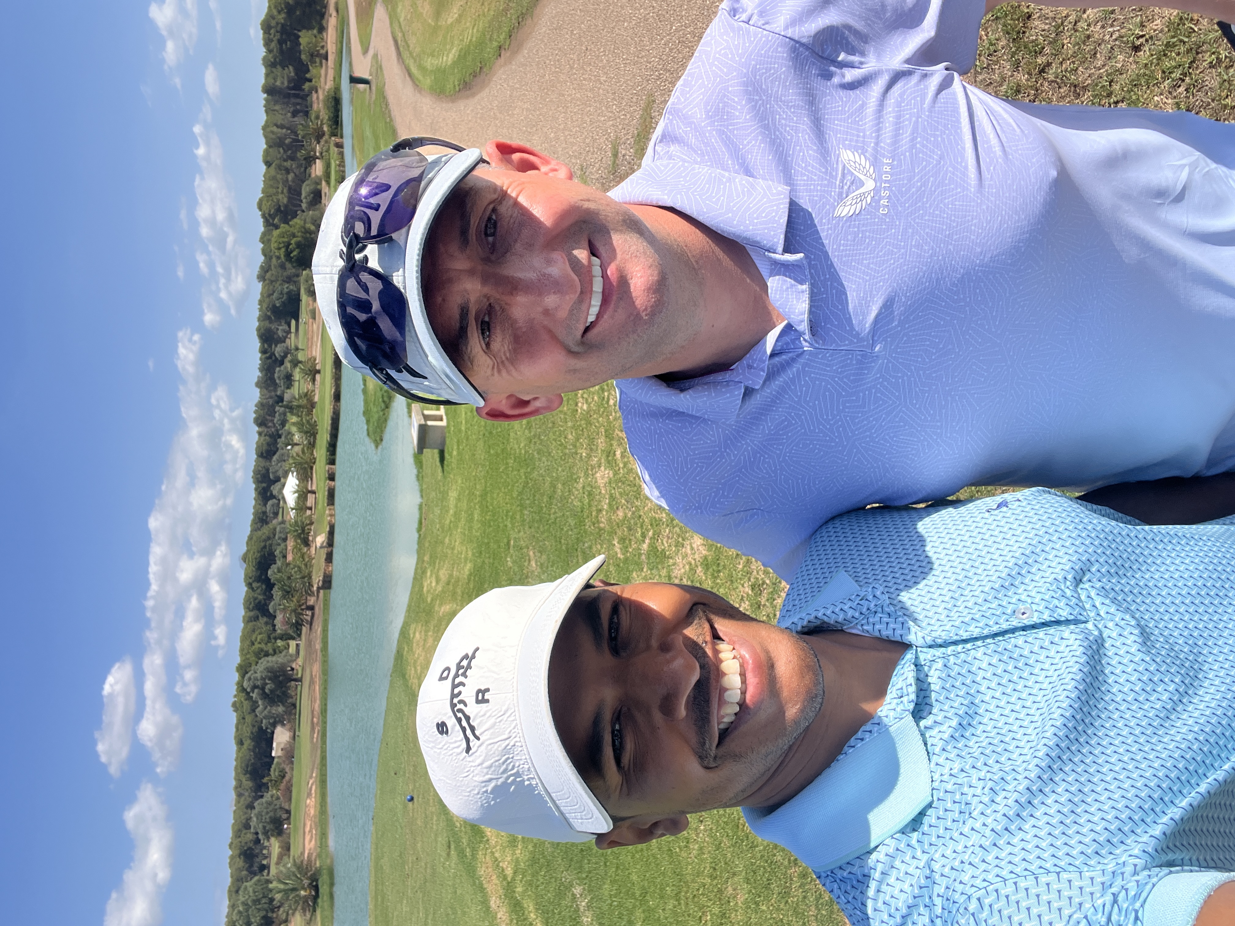 Andy with Mark at Santa Ponsa during a Play with a Pro day