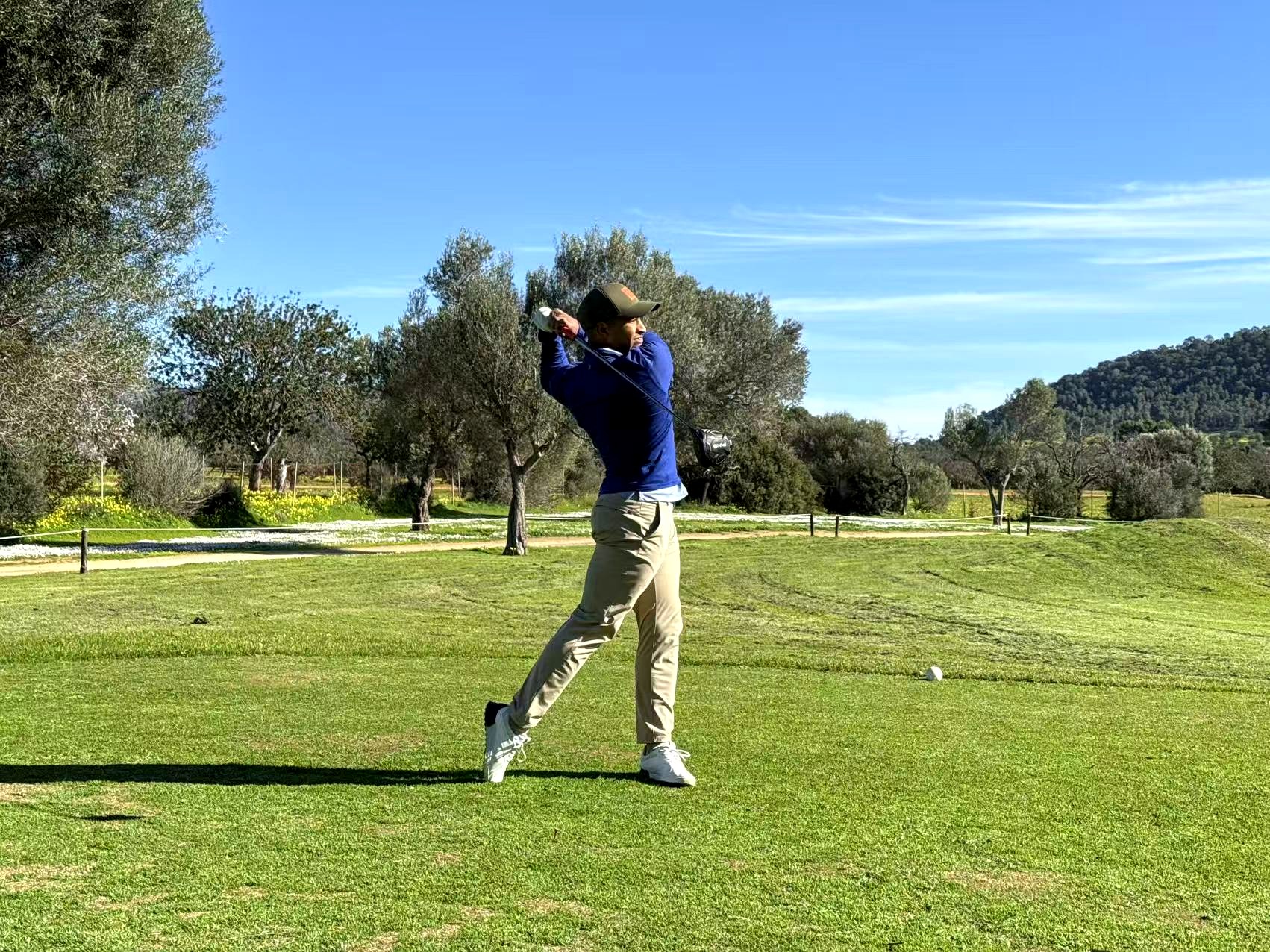 Andy Griffiths at Santa Ponsa 1 early morning